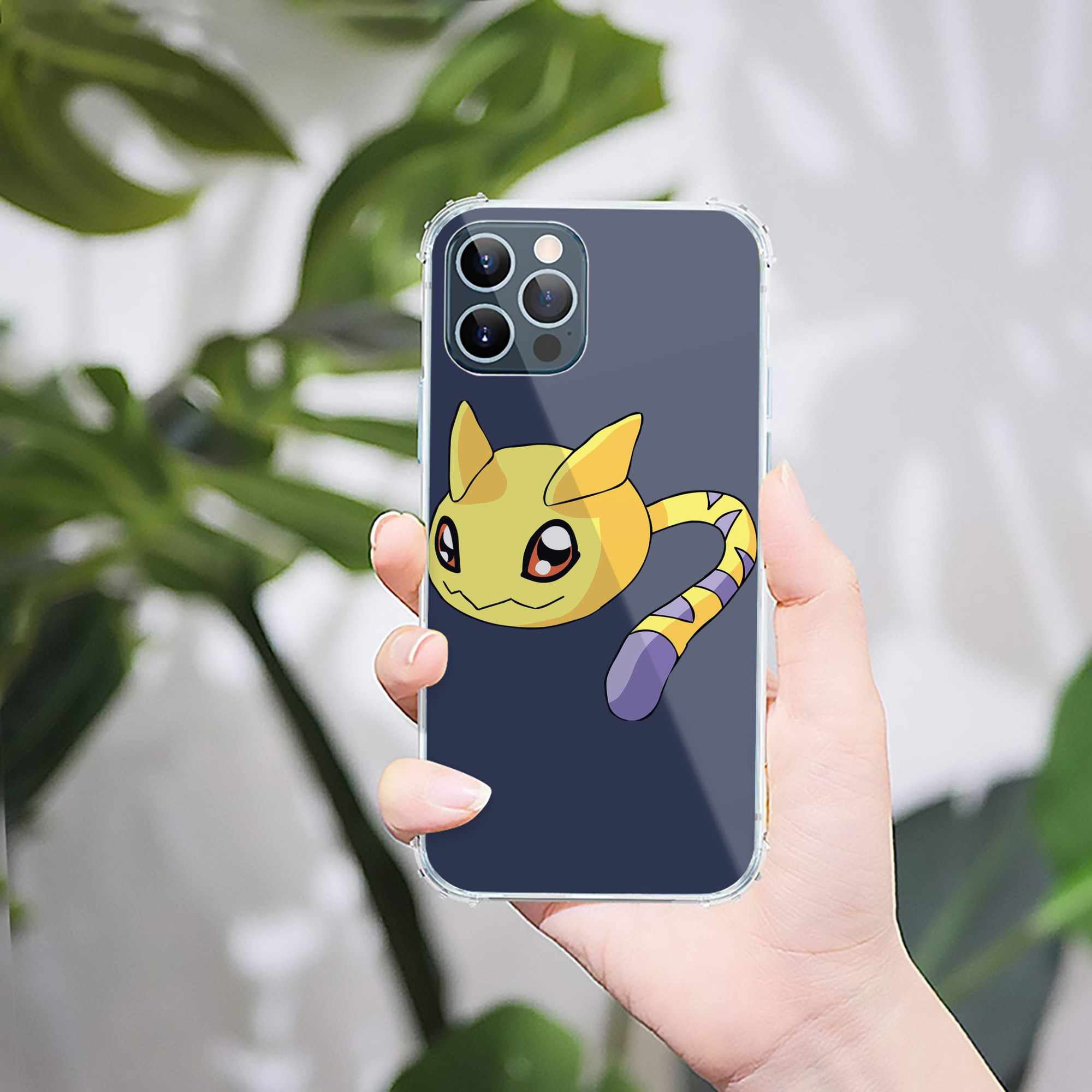 （画像用） Digimon デジタルモンスター/デジモン 【iPhone 12シリーズ対応】透明スマホケース（クリアソフトケース）